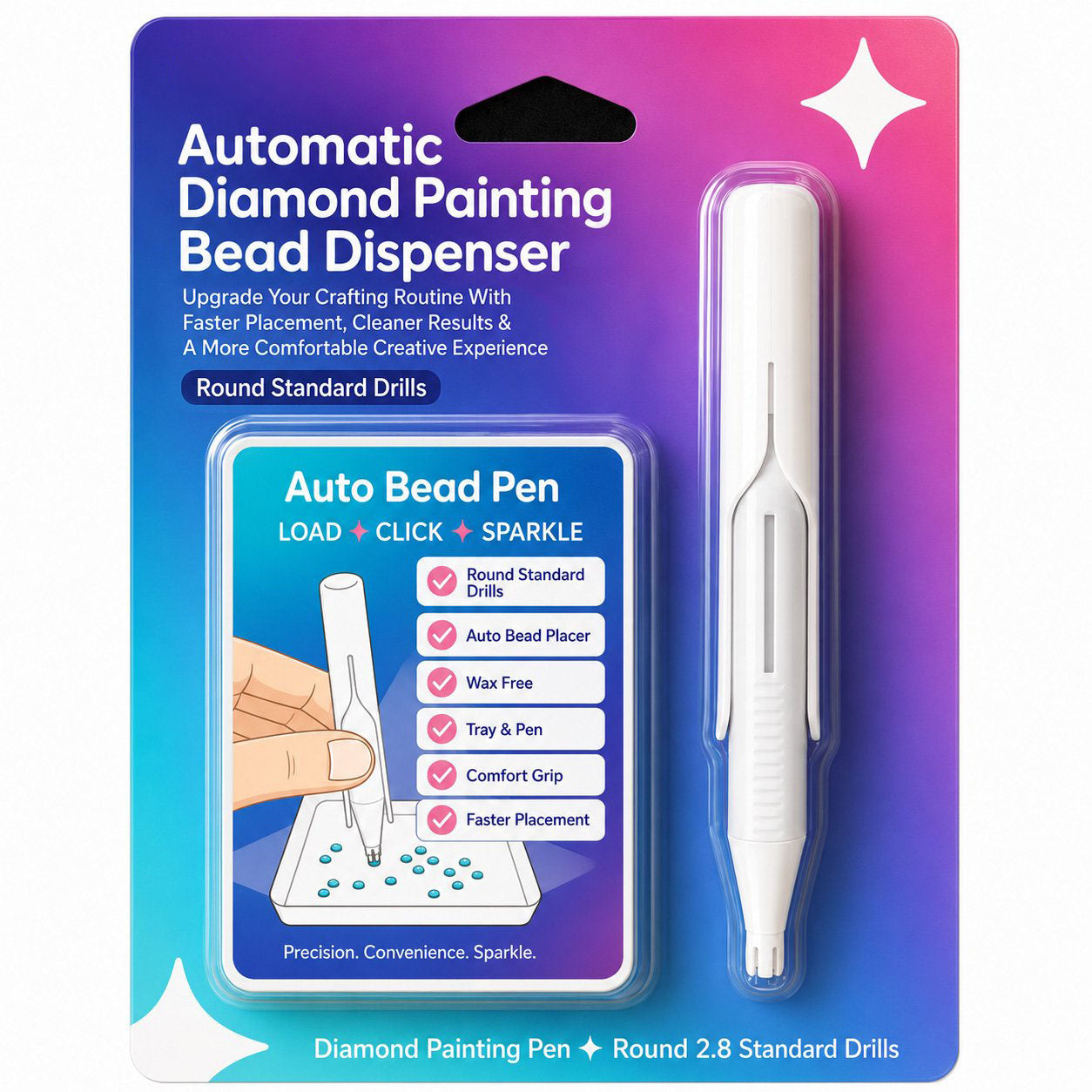 Automatic Diamond Painting Bead Dispenser