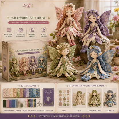 🔥Buy 2 Free Shipping - 🧵Fairy Patchwork DIY Collection