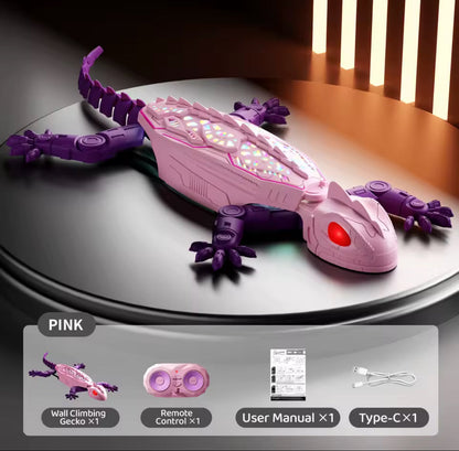 Remote Control Wall Climbing Lizard Toy — Ceiling & Floor Crawler