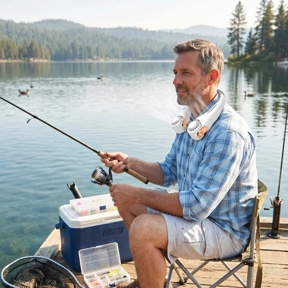 🔥 Summer Sale - Portable Neck Air Conditioner Fan ❄️ Stay Cool Anywhere