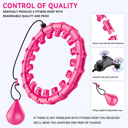 Adjustable Weighted Smart Fitness Hoop Full Transformation Kit