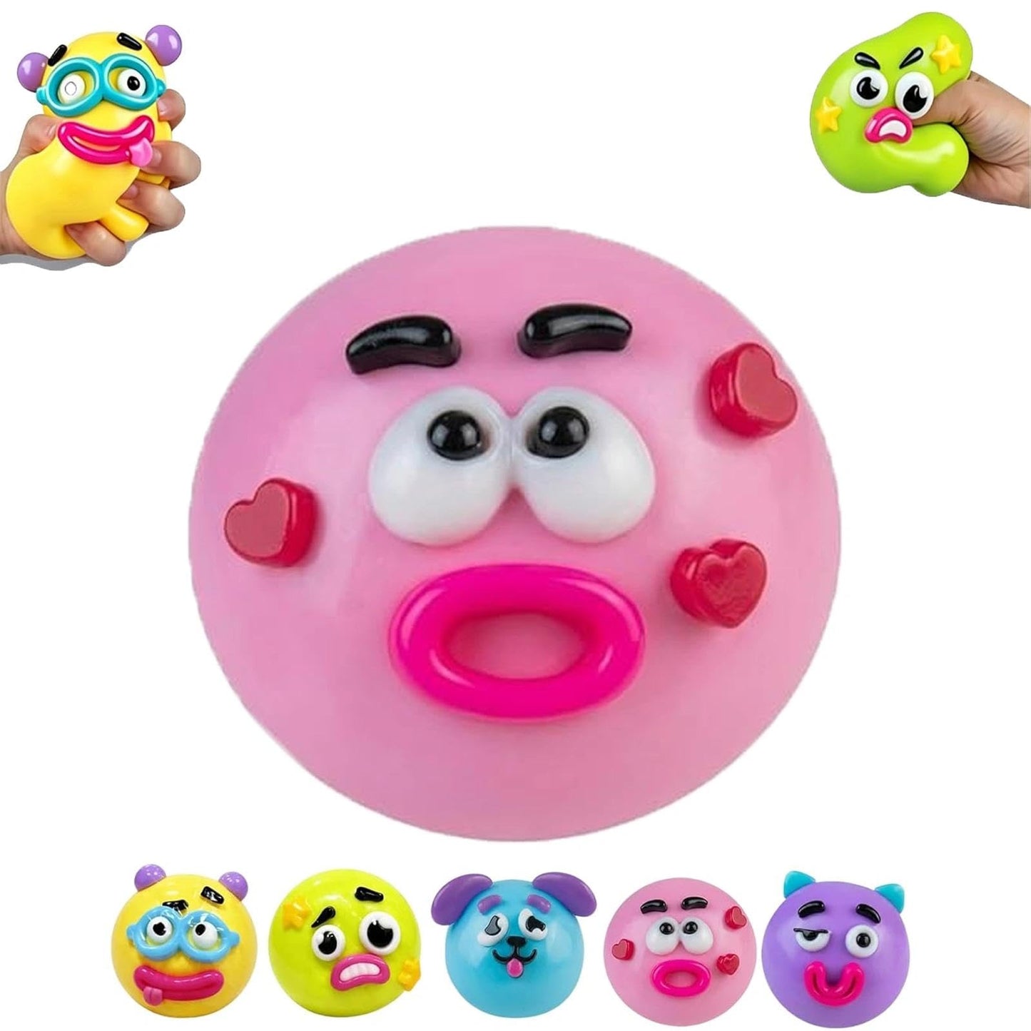 🐶The Original Cute Dog Face Splat! - Premium Slow-Rising Stress Relief Squishy Toy