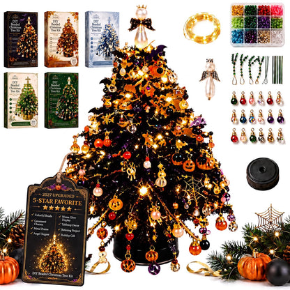 🔥Christmas Sale🎁🎄✨ DIY Beaded Christmas Tree Kit – 🎅Create Your Own Sparkling Holiday Decoration