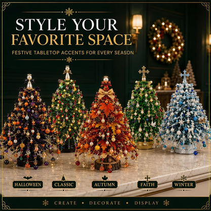 🔥Christmas Sale🎁🎄✨ DIY Beaded Christmas Tree Kit – 🎅Create Your Own Sparkling Holiday Decoration