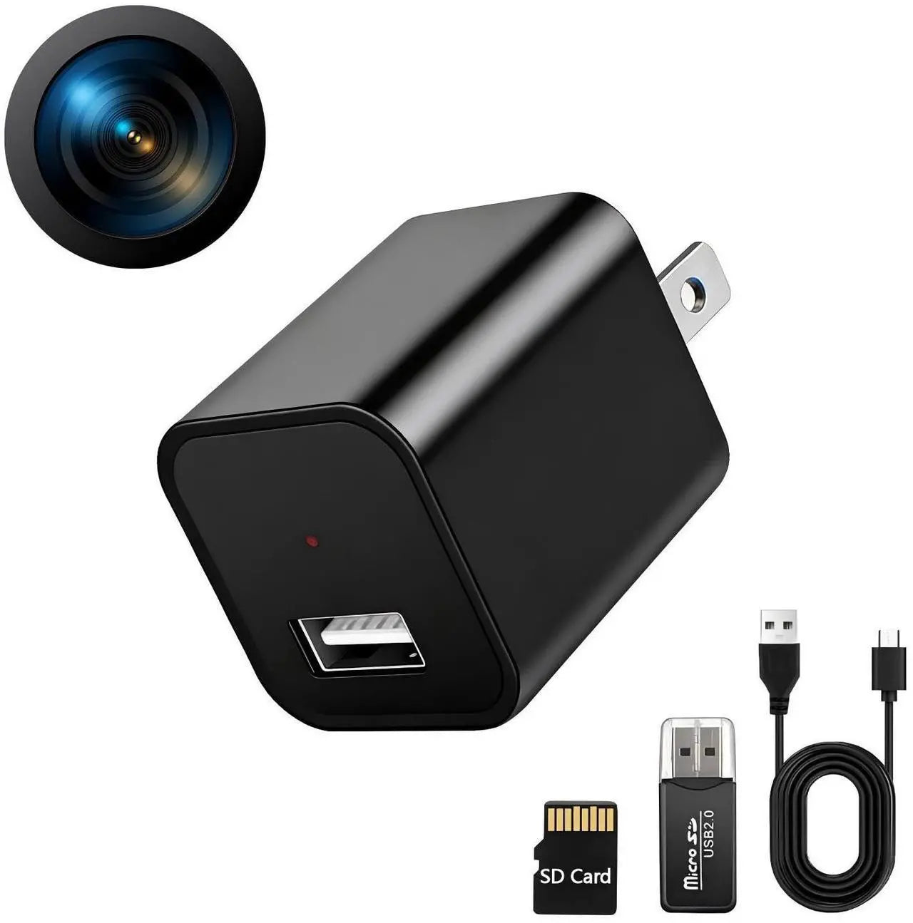 SafePlug™ Smart Security Camera Charger – 1080P HD Home Monitoring Without WiFi
