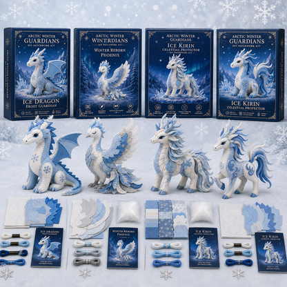 Arctic Winter Guardians DIY Patchwork Kit –🔥Easy, Relaxing & Satisfying to Make