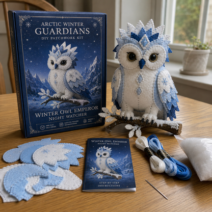 Arctic Winter Guardians DIY Patchwork Kit –🔥Easy, Relaxing & Satisfying to Make
