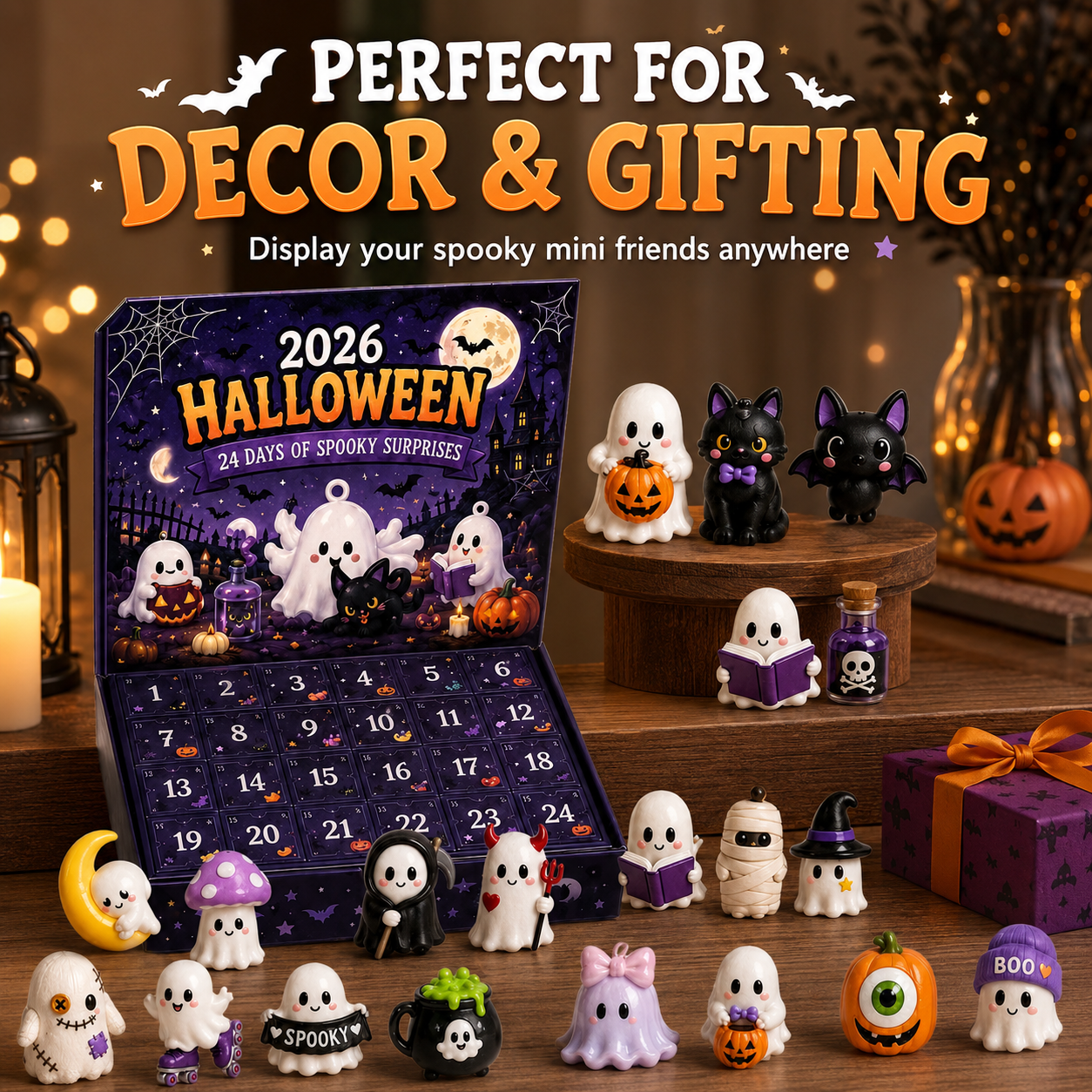 Summer Sale-🎃2026 HALLOWEEN ADVENT CALENDAR-24 Days of Spooky Surprises