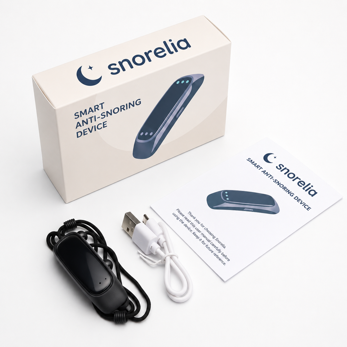 😴 Smart Anti-Snoring Sleep Device | Sleep Quieter, Wake Up Better