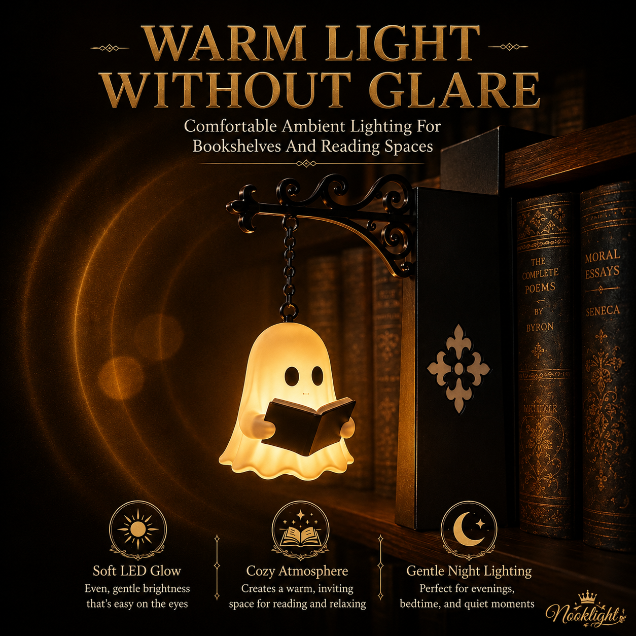 ✨ HOLIDAY SALE: NOOKSPIRIT BOOKSHELF LANTERN — CREATE YOUR COZY READING NOOK! ✨
