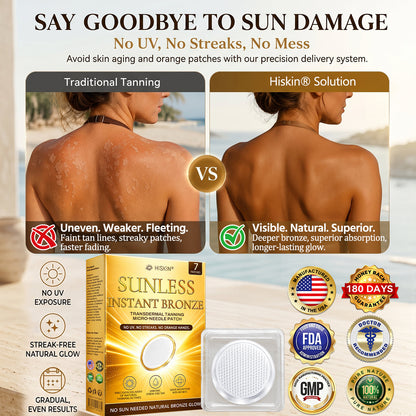 𝑶𝒇𝒇𝒊𝒄𝒊𝒂𝒍 𝑺𝒕𝒐𝒓𝒆 | ☀️☀️ 𝐇𝐢𝐬𝐤𝐢𝐧 𝐒𝐮𝐧𝐥𝐞𝐬𝐬 𝐈𝐧𝐬𝐭𝐚𝐧𝐭 𝐁𝐫𝐨𝐧𝐳𝐞 𝐓𝐚𝐧𝐧𝐢𝐧𝐠 𝐌𝐢𝐜𝐫𝐨𝐧𝐞𝐞𝐝𝐥𝐞 𝐏𝐚𝐭𝐜𝐡 🇺🇸 (𝐉𝐮𝐬𝐭 𝐨𝐧𝐜𝐞 𝐚 𝐝𝐚𝐲) 𝐕𝐢𝐬𝐢𝐛𝐥𝐞 𝐁𝐫𝐨𝐧𝐳𝐞 𝐆𝐥𝐨𝐰 𝐢𝐧 𝟕 𝐃𝐚𝐲𝐬 ✅ 𝐍𝐨 𝐔𝐕, 𝐍𝐨 𝐎𝐫𝐚𝐧𝐠𝐞, 𝐍𝐨 𝐒𝐭𝐫𝐞𝐚𝐤𝐬, 𝐍𝐨 𝐃𝐇𝐀, 𝐍𝐨 𝐌𝐞𝐬𝐬.