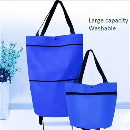 Foldable Shopping Trolley Bag – 20L Large Capacity & Lightweight Hand Truck