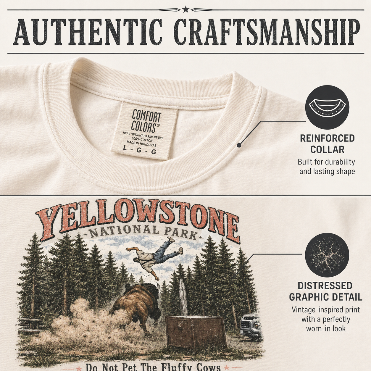 HOLIDAY FLASH SALE: THE "BISON TOSS" COTTON TEE — WEAR THE STORY, SUPPORT THE HERO