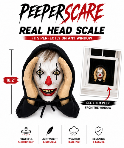 👀 5D Creepy Window Peeper Sticker | The Ultimate Halloween Prank