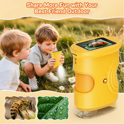 🐞🔬Kids Digital Microscope – Handheld Pocket Microscope for Young Explorers & STEM Learning