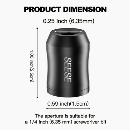 Strong Magnetic Screw Ring: 1/4 Inch/ 6.35 mm Universal Magnetic Screw Holder