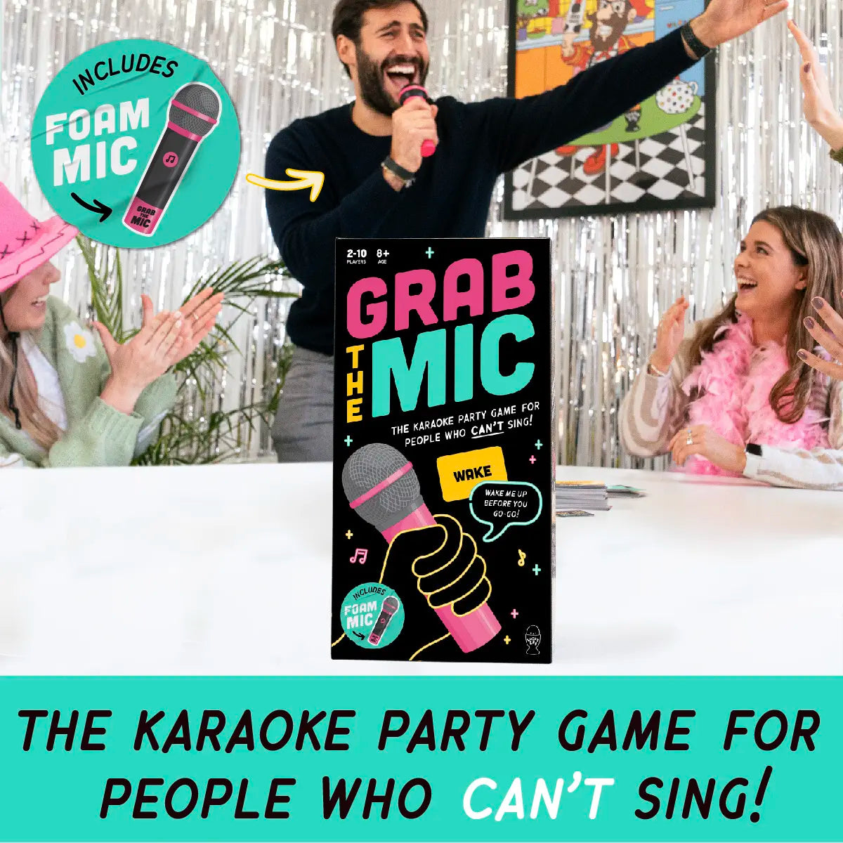 Grab The Mic Music Party Board Game
