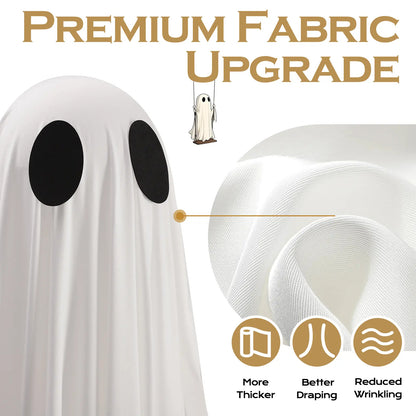 5FT Lighted Hanging Ghost Swing Outdoor Decor