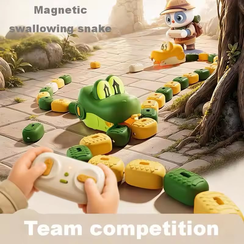 🐍Greedy Snake™ Magnetic RC Battle Car Set – The Family Game That Brings Everyone Together🎮