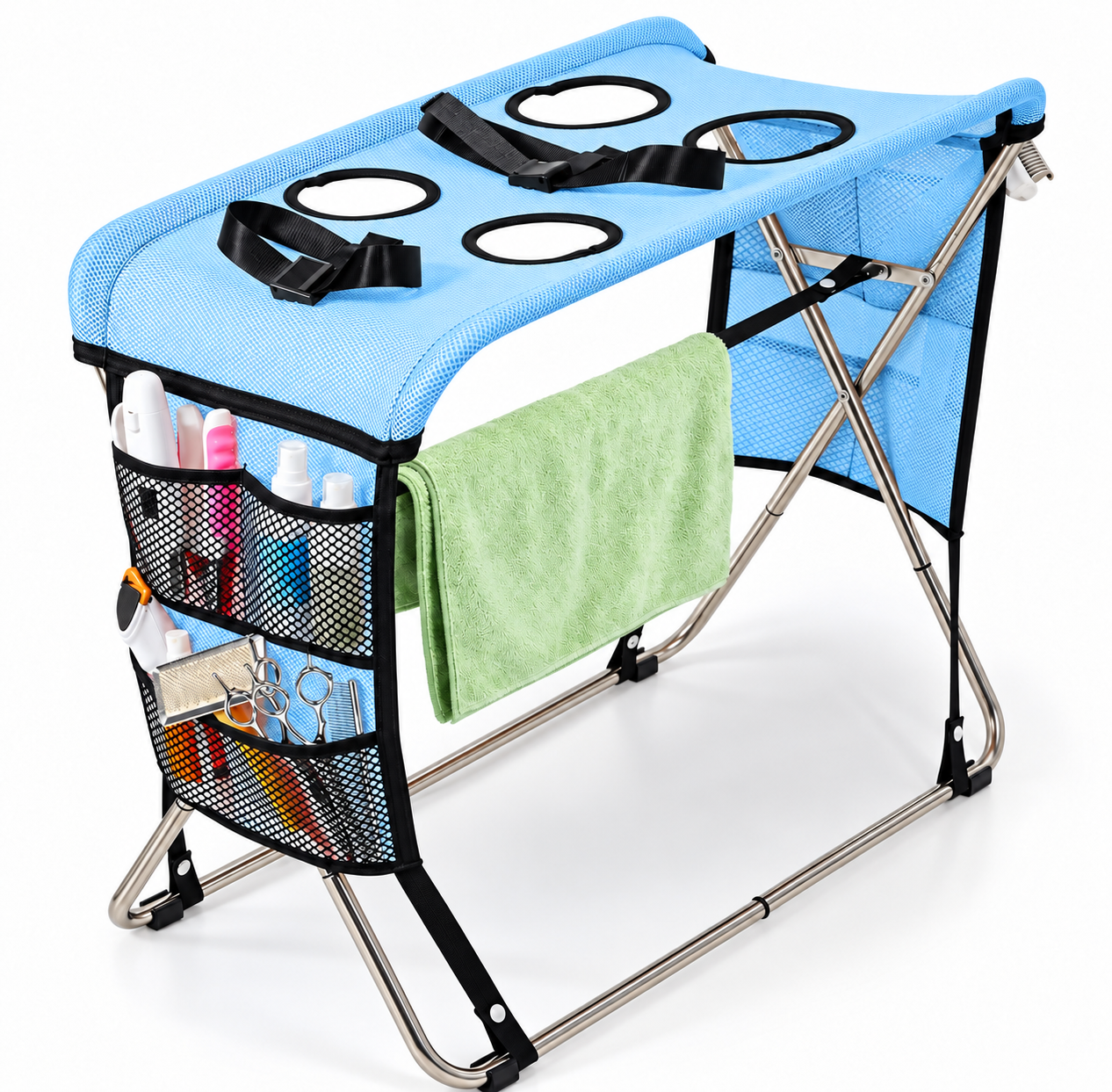 Pet Bath Support Hammock – Adjustable Grooming & Bathing Restraint for Cats & Dogs