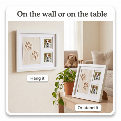 🐾VALORS™ Little Paw Themed Picture Clay Kit | Paw and Photo
