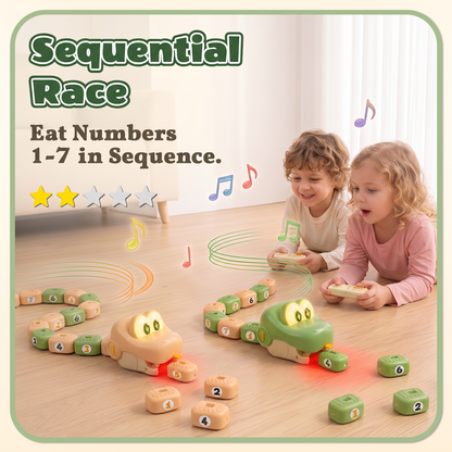 🐍🎮2 Pack Magnetic Snake Game, RC Eating Snake Toys for Kids