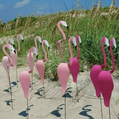 Florida Dancing Birds Garden Metal Art