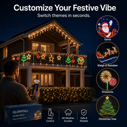 🎄 Transform Your Space with Magic| DIY Programmable Smart Curtain Lights ✨