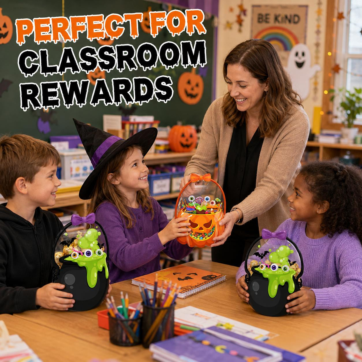 🎃Halloween Plastic Goodie Bags