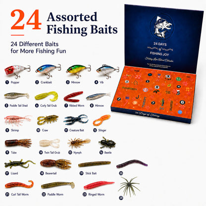 🎣🎄 Christmas Fishing Lures Advent Calendar