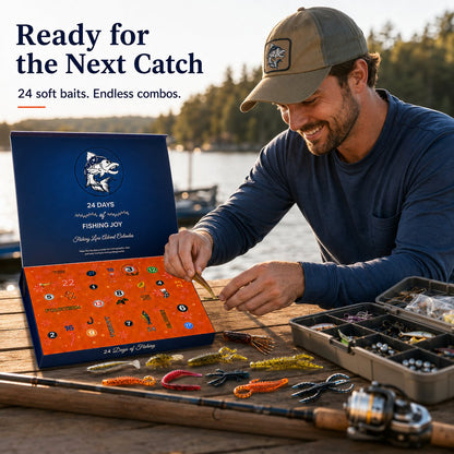 🎣🎄 Christmas Fishing Lures Advent Calendar