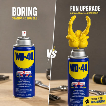 WD-40 Fun Nozzle Attachment™ – Creative Spray Can Upgrade Tool Accessory for DIY Lovers