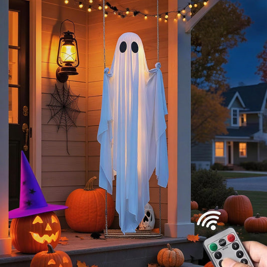 👻✨ 5FT LED GLOWING GHOST SWING