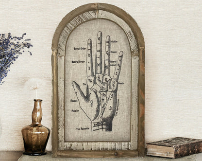 Sun Wall Art | 14" x 22" | Celestial Decor | Eclectic Wall Decor | Psychic | Mystic Hands | Zodiac