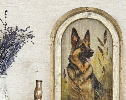 🐕Yellow Lab Framed Art Print | Watercolor Labrador Gift | Handmade Framed Dog Art | 14in *22in