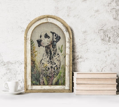 🐕Yellow Lab Framed Art Print | Watercolor Labrador Gift | Handmade Framed Dog Art | 14in *22in