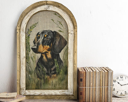 🐕Yellow Lab Framed Art Print | Watercolor Labrador Gift | Handmade Framed Dog Art | 14in *22in