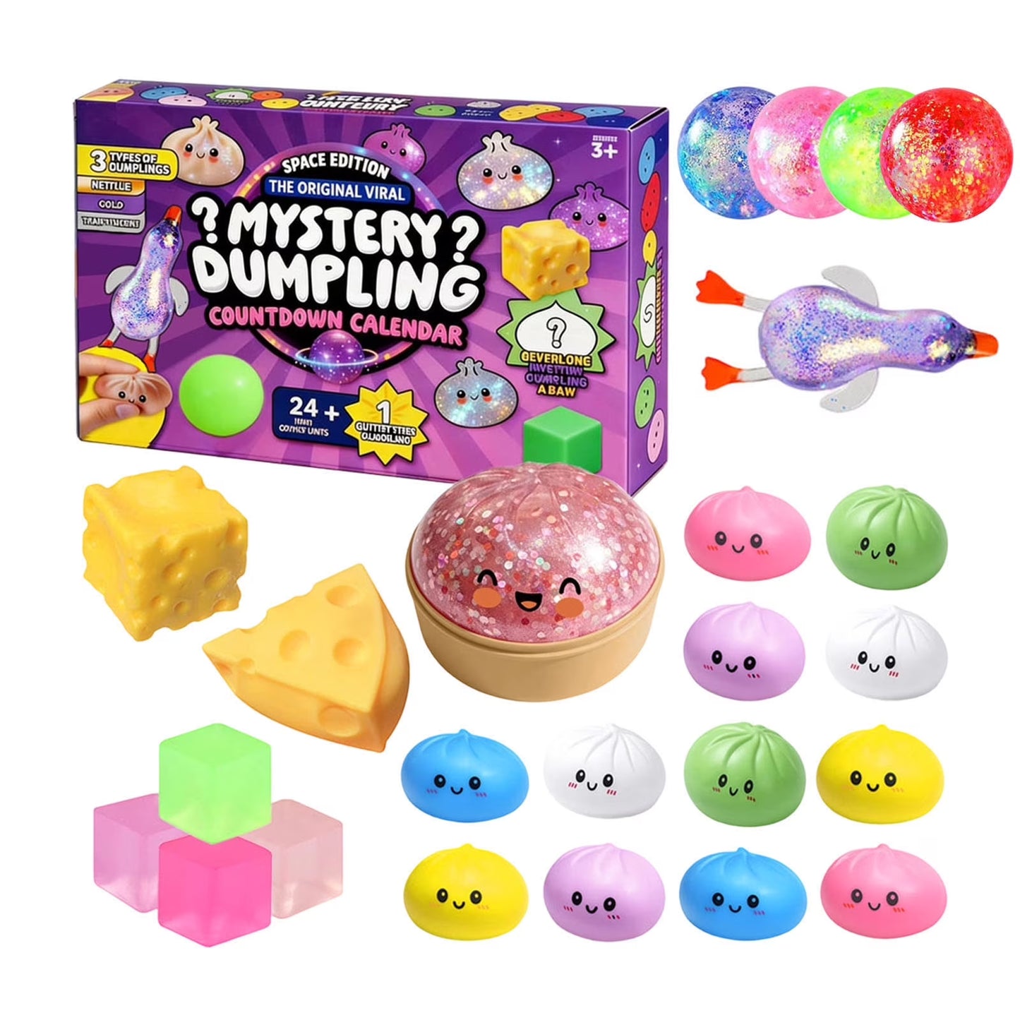 24-Day Dumpling Squishy Advent Calendar