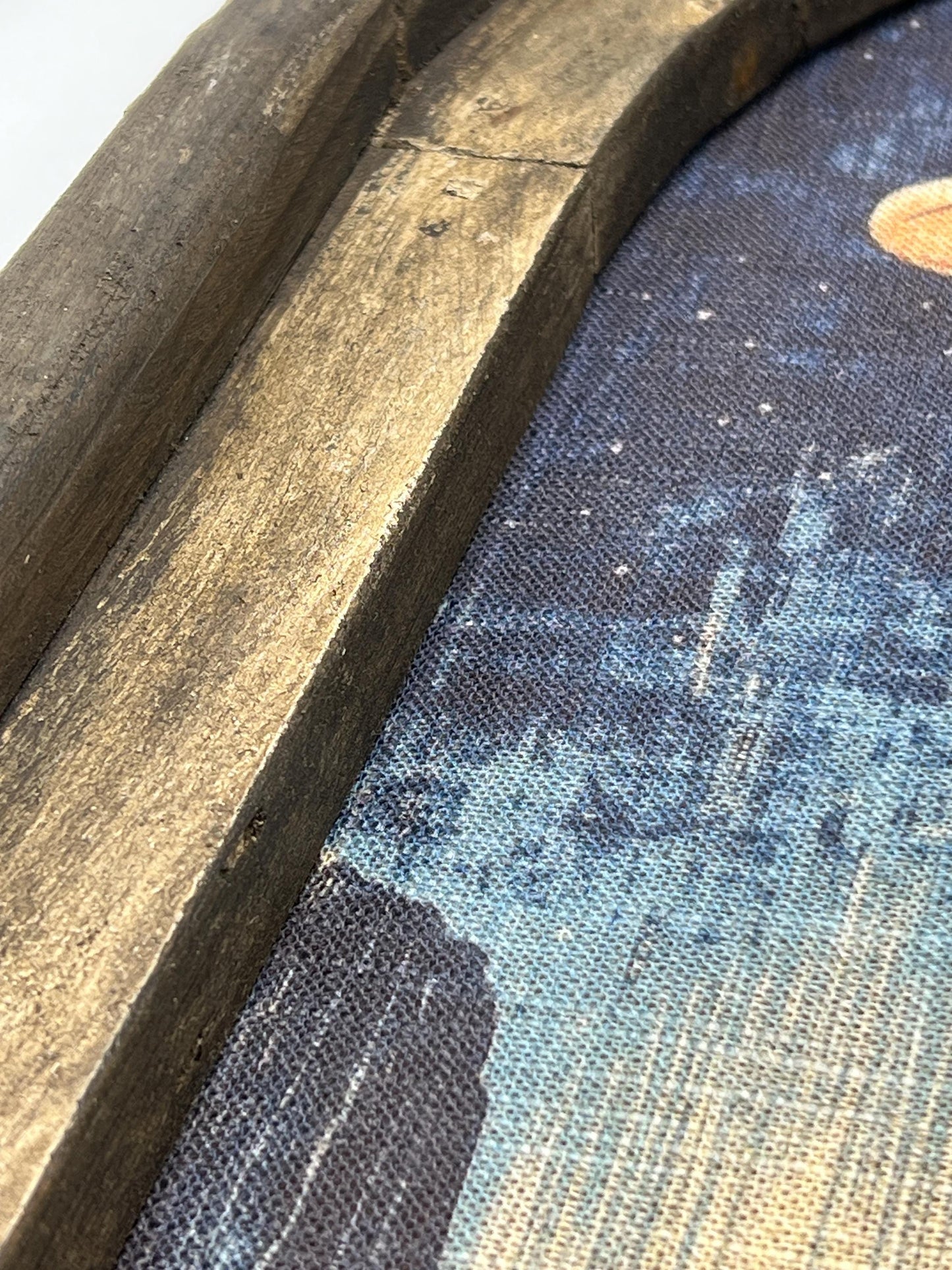 Vintage Cowboy Linen Print Wall Art
