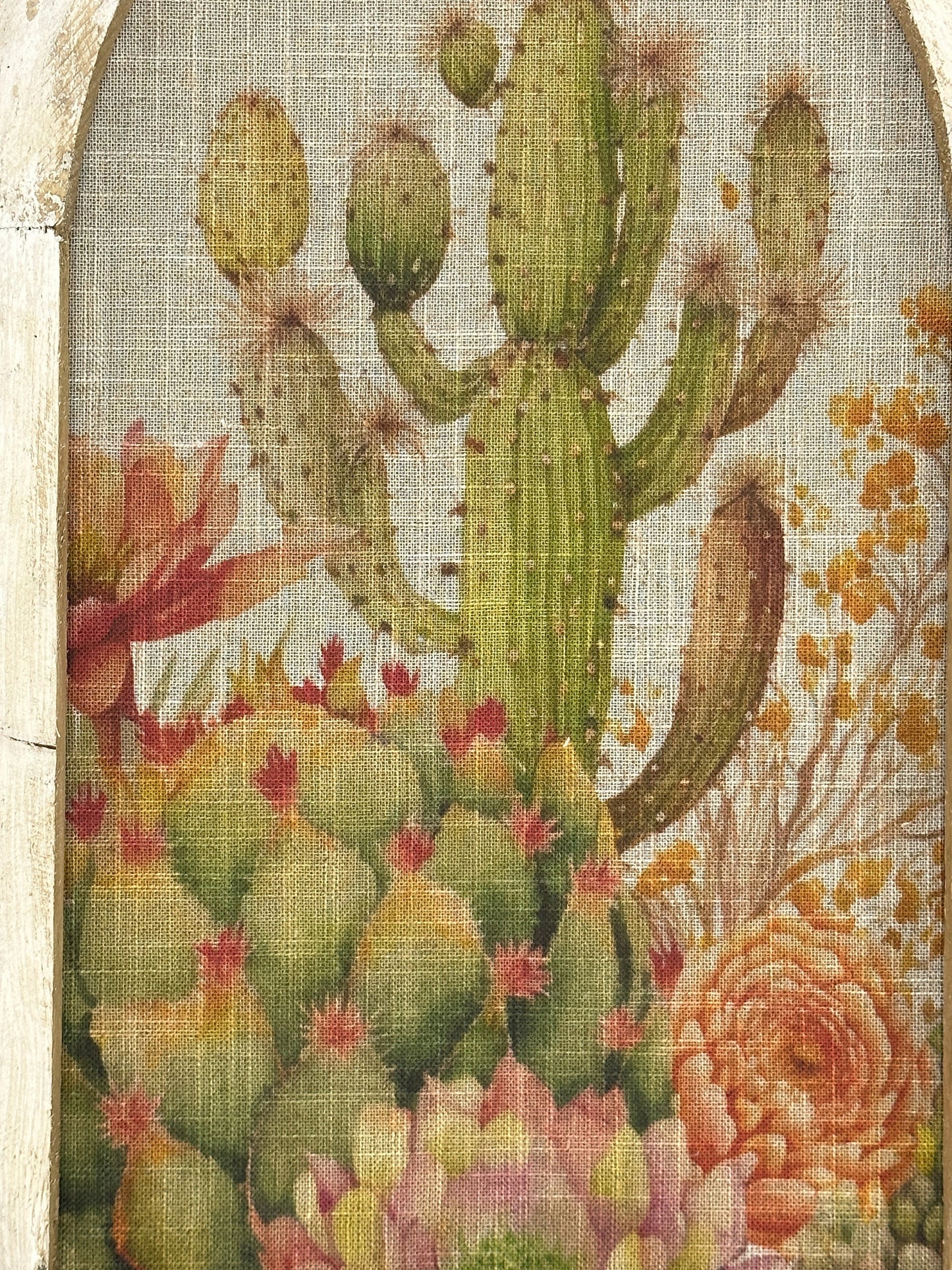 Vintage Cowboy Linen Print Wall Art