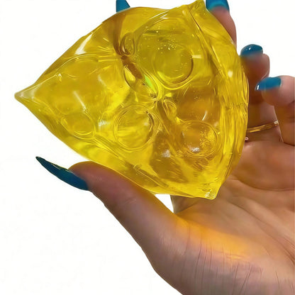🧀The Original Honey Cheese Cube Splat! - Premium Slow-Rising Stress Relief Squishy Toy