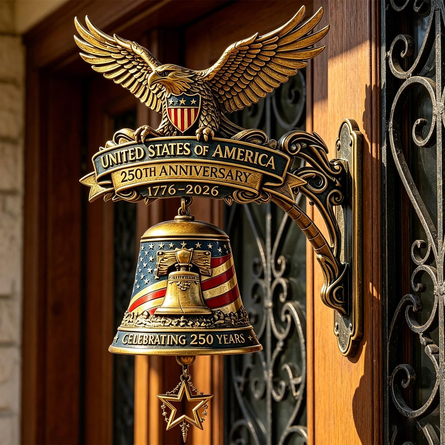 🔔🔔 Ring in the Semiquincentennial: 1776-2026 "Spirit of Liberty" Eagle Bell