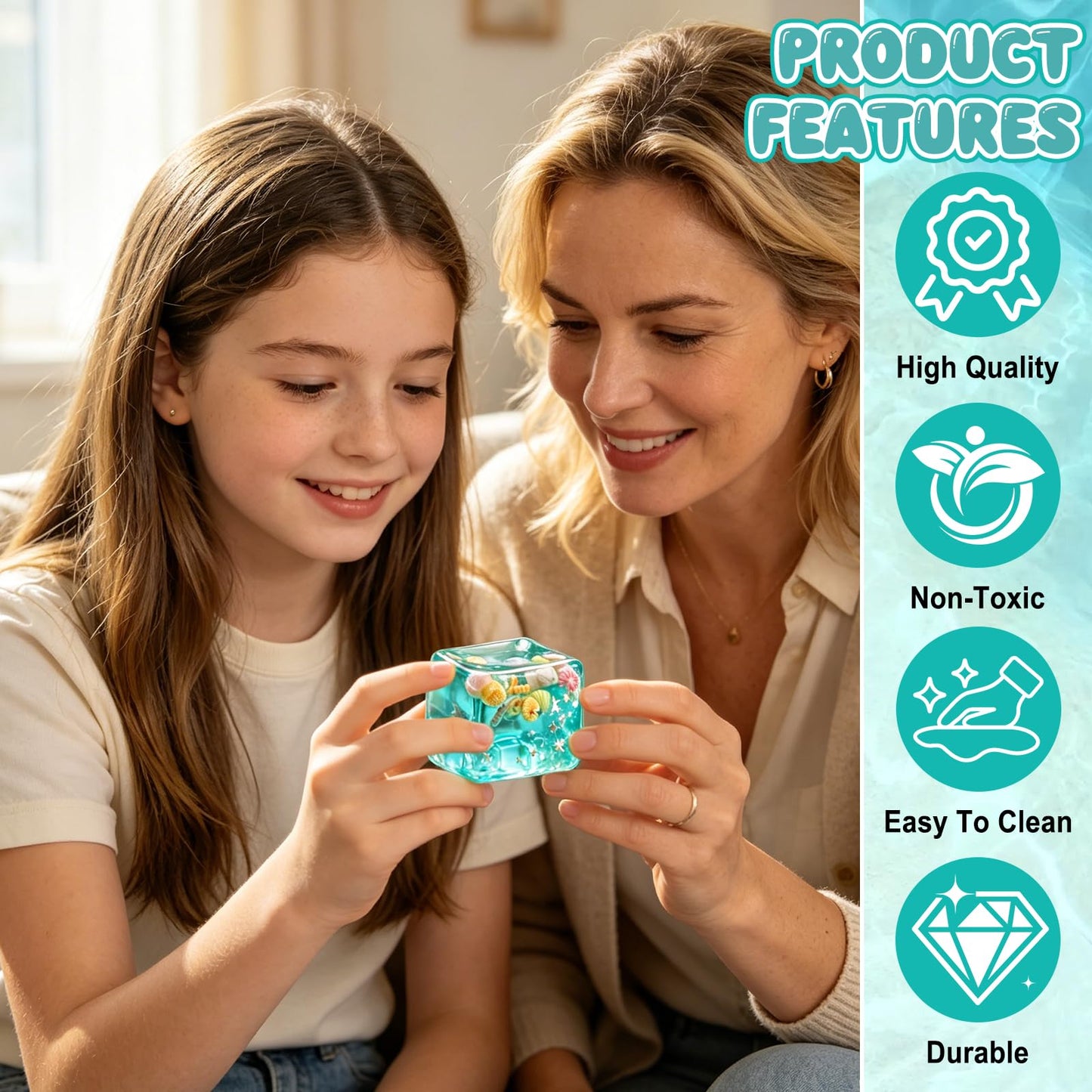 🐚The Original Seashell Ice Cube Balls! - Premium Slow-Rising Stress Relief Squishy Toy