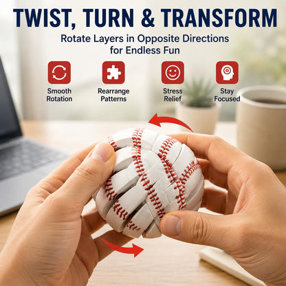 🔥3D-Printed Baseball Fidget Ball