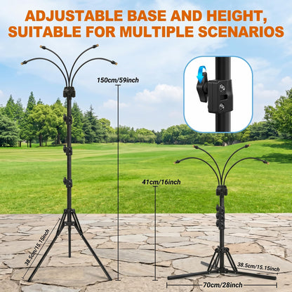 Upgraded Standing Misters for Outside Patio, 6FT