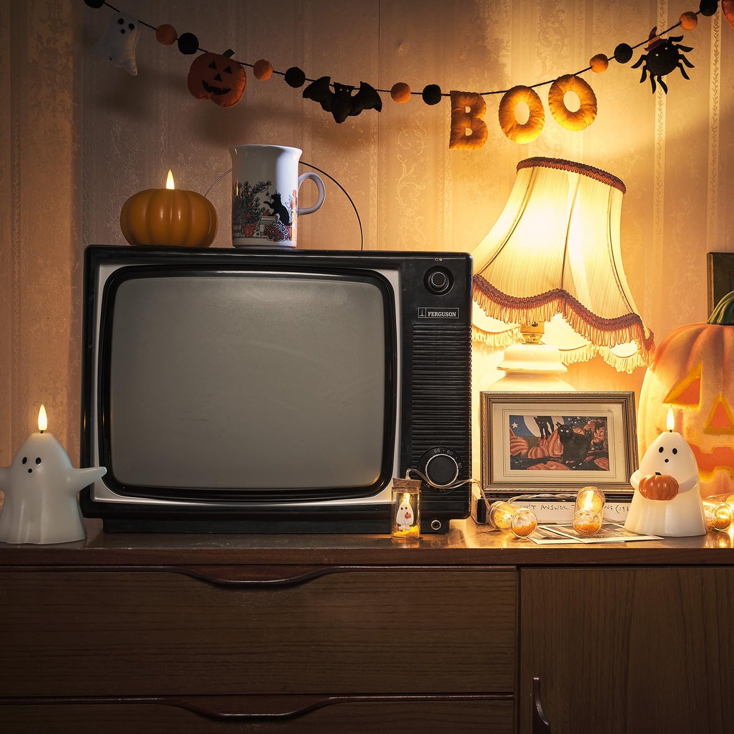 👻Ghost LED Candle Trio