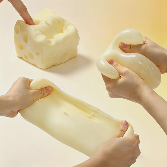 🧀The Original 7CM Extra Large Viral Cheese Splat! - Premium Slow-Rising Stress Relief Squishy Toy
