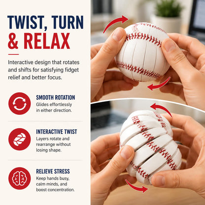 🔥3D-Printed Baseball Fidget Ball