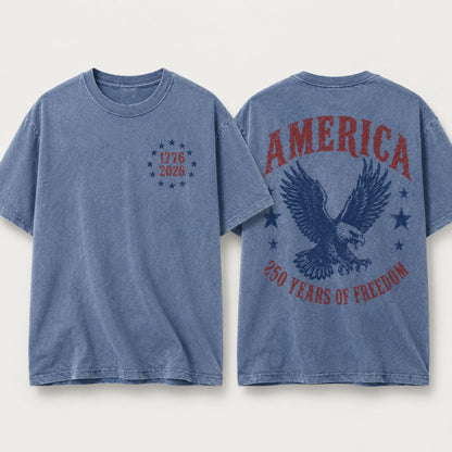 Comfort Colors America Eagle Shirt, 250th Anniversary Tee