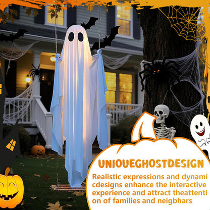 👻✨ 5FT LED GLOWING GHOST SWING